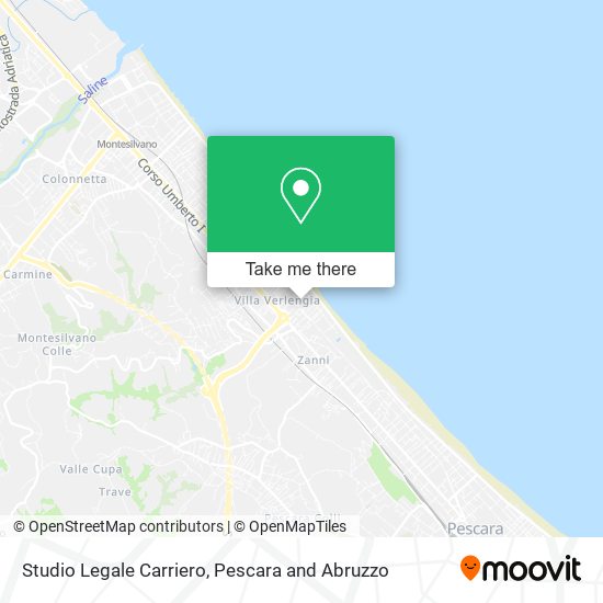 Studio Legale Carriero map