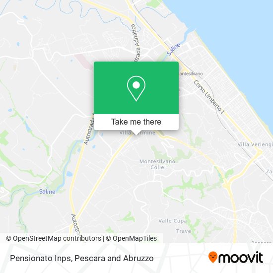 Pensionato Inps map