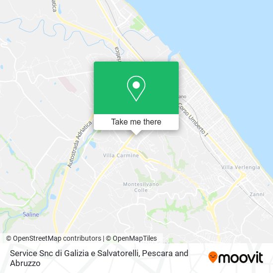 Service Snc di Galizia e Salvatorelli map