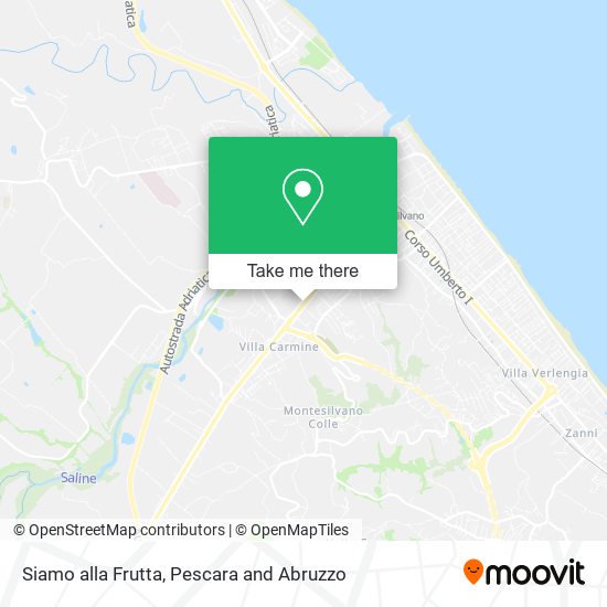 Siamo alla Frutta map