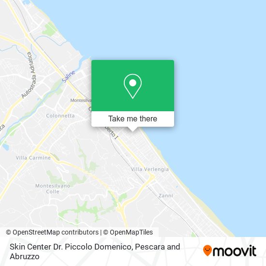 Skin Center Dr. Piccolo Domenico map