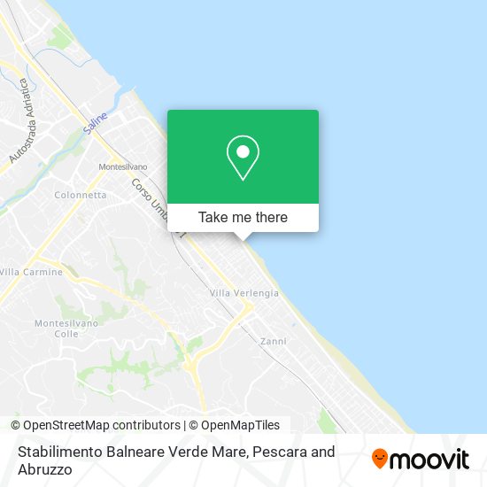 Stabilimento Balneare Verde Mare map