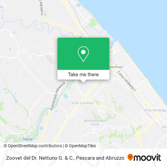 Zoovet del Dr. Nettuno G. & C. map