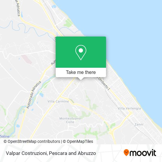 Valpar Costruzioni map