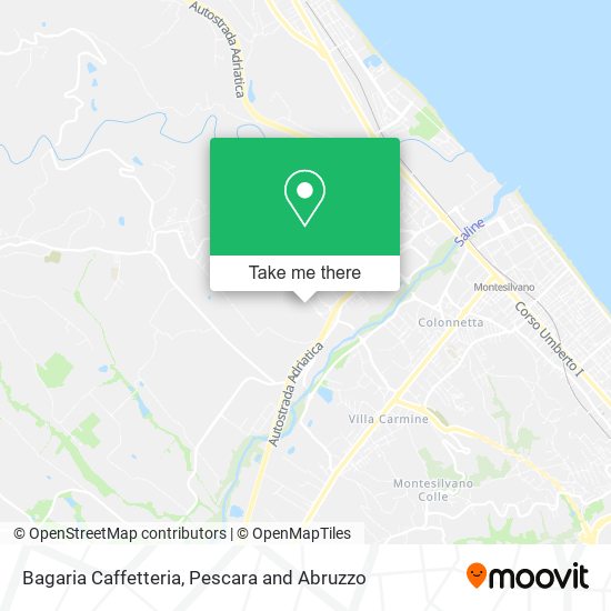 Bagaria Caffetteria map