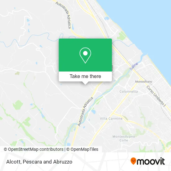 Alcott map