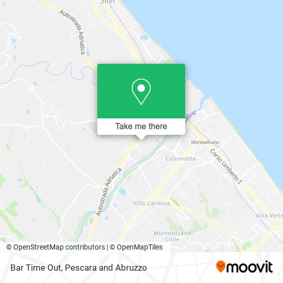 Bar Time Out map