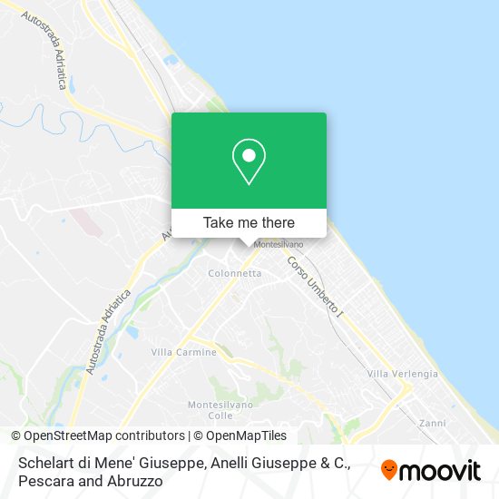 Schelart di Mene' Giuseppe, Anelli Giuseppe & C. map