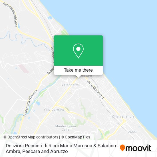 Deliziosi Pensieri di Ricci Maria Marusca & Saladino Ambra map