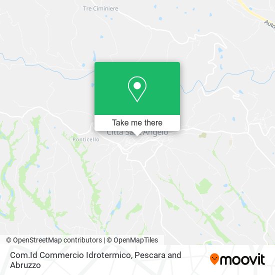 Com.Id Commercio Idrotermico map