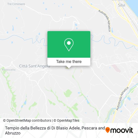 Tempio della Bellezza di Di Blasio Adele map