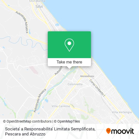 Societa' a Responsabilita' Limitata Semplificata map