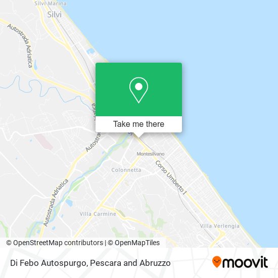 Di Febo Autospurgo map