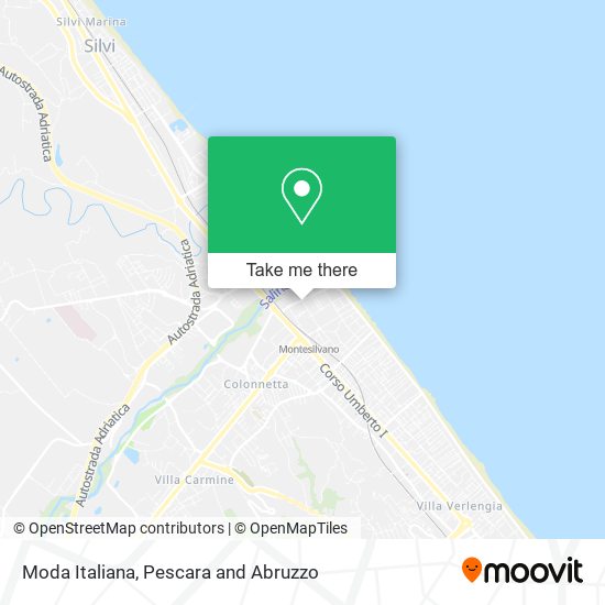 Moda Italiana map