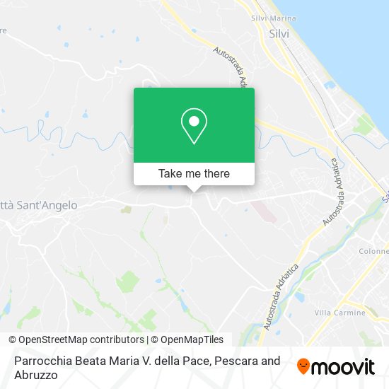 Parrocchia Beata Maria V. della Pace map