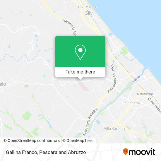 Gallina Franco map