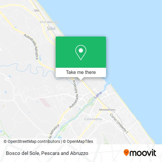 Bosco del Sole map