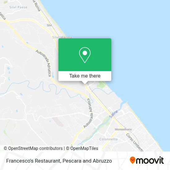 Francesco's Restaurant map