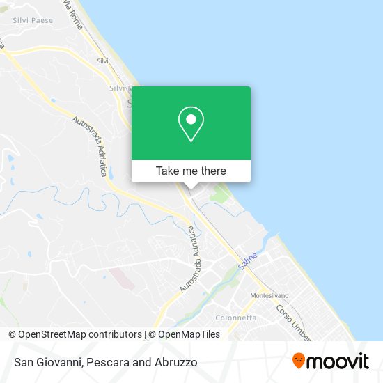 San Giovanni map