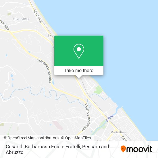 Cesar di Barbarossa Enio e Fratelli map