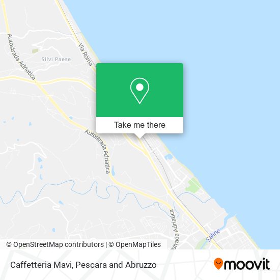 Caffetteria Mavi map