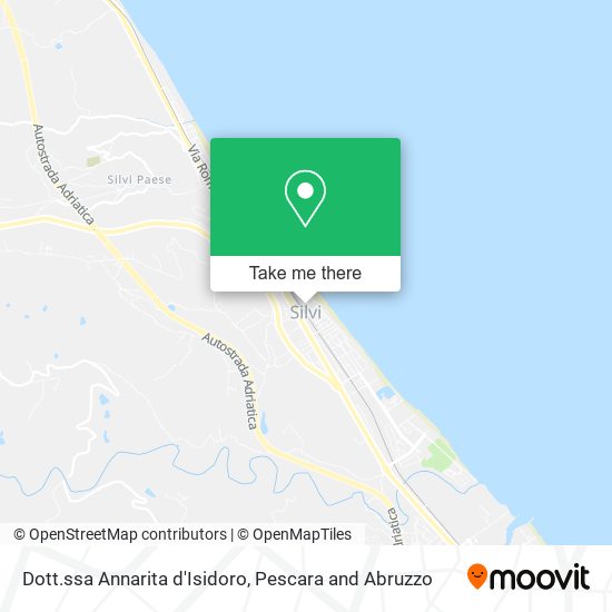 Dott.ssa Annarita d'Isidoro map