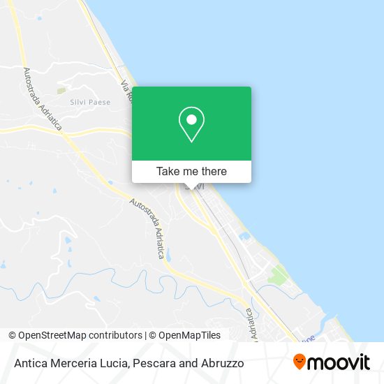 Antica Merceria Lucia map