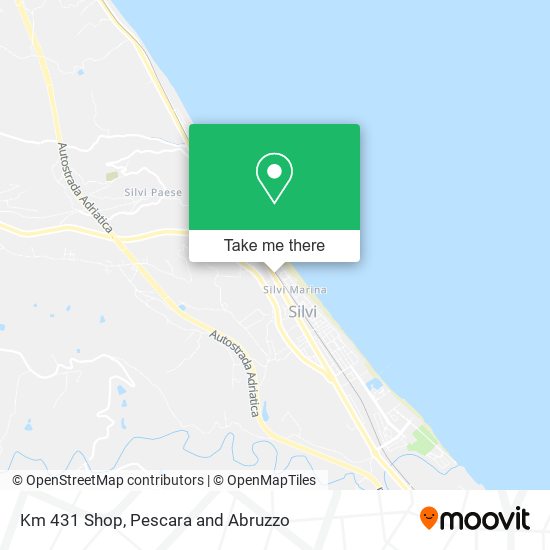 Km 431 Shop map