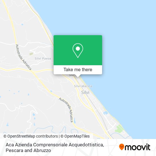 Aca Azienda Comprensoriale Acquedottistica map