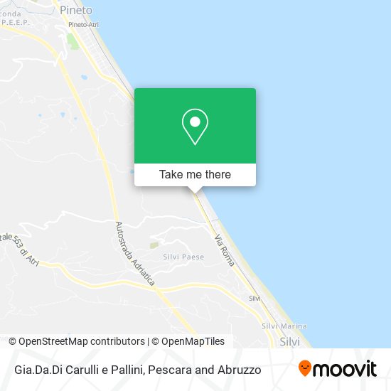 Gia.Da.Di Carulli e Pallini map