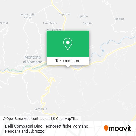 Delli Compagni Dino Tecnorettifiche Vomano map