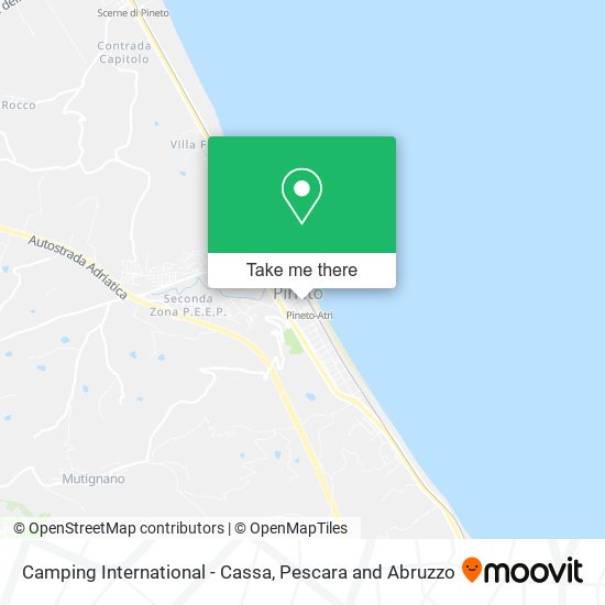 Camping International - Cassa map