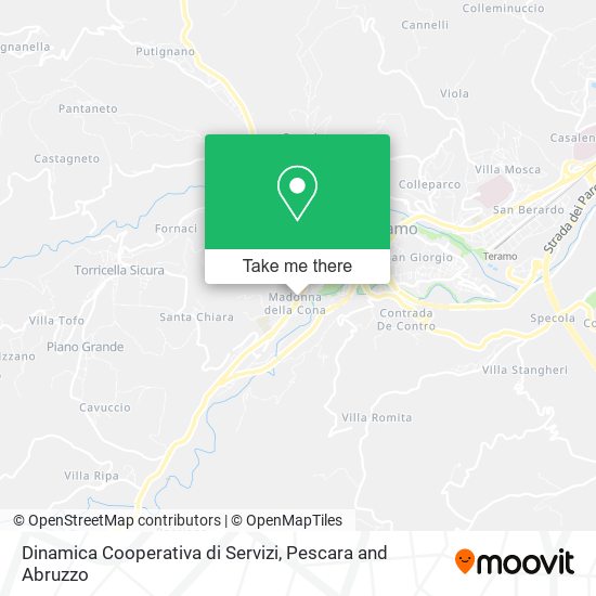 Dinamica Cooperativa di Servizi map