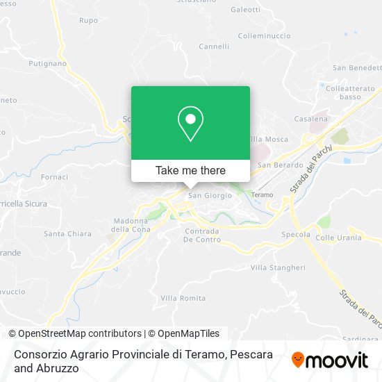 Consorzio Agrario Provinciale di Teramo map