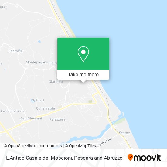 L,Antico Casale dei Moscioni map