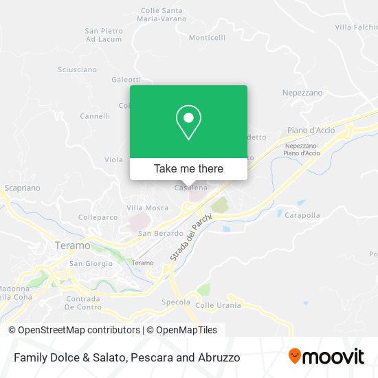 Family Dolce & Salato map