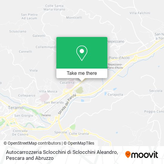 Autocarrozzeria Sclocchini di Sclocchini Aleandro map