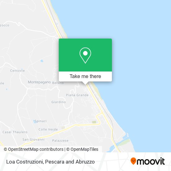 Loa Costruzioni map