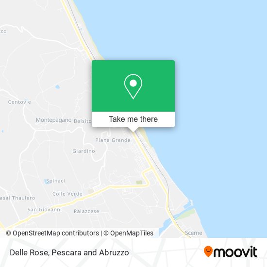 Delle Rose map