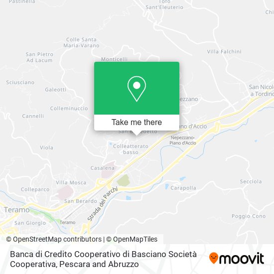 Banca di Credito Cooperativo di Basciano Società Cooperativa map