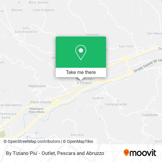 By Tiziano Piu' - Outlet map