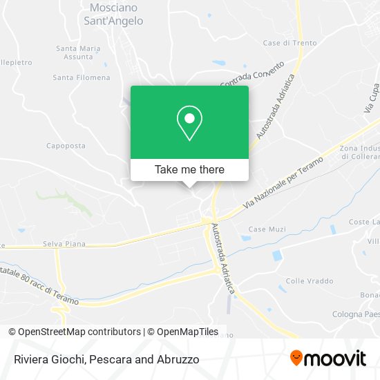 Riviera Giochi map