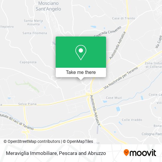 Meraviglia Immobiliare map