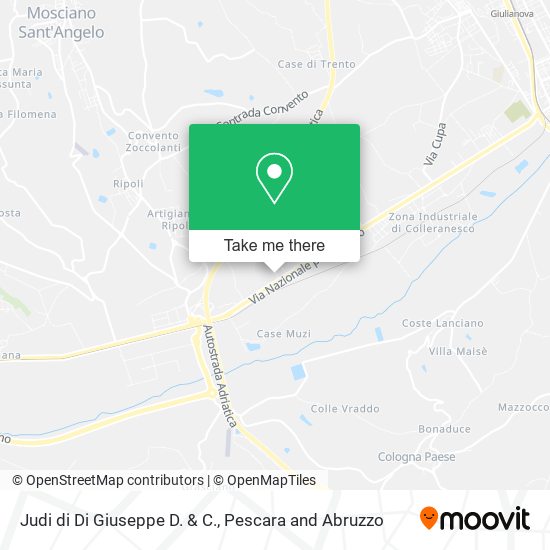Judi di Di Giuseppe D. & C. map