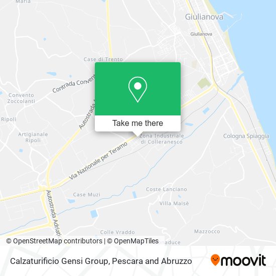 Calzaturificio Gensi Group map