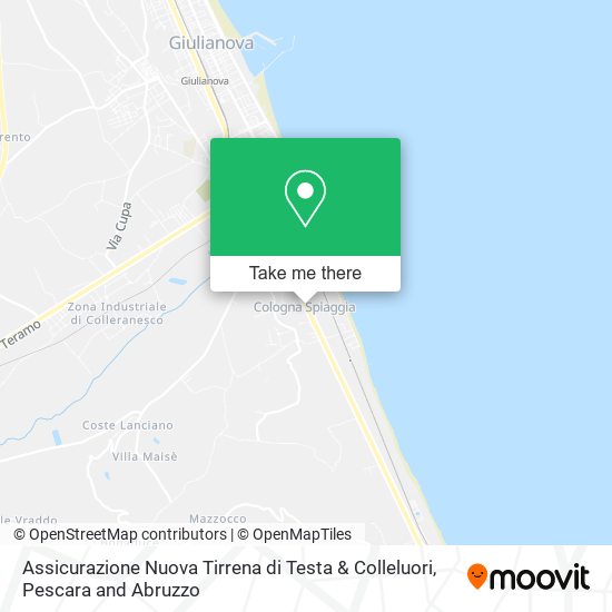 Assicurazione Nuova Tirrena di Testa & Colleluori map