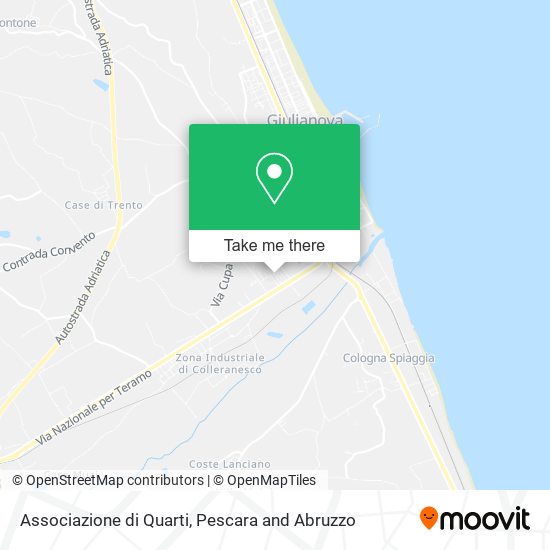 Associazione di Quarti map