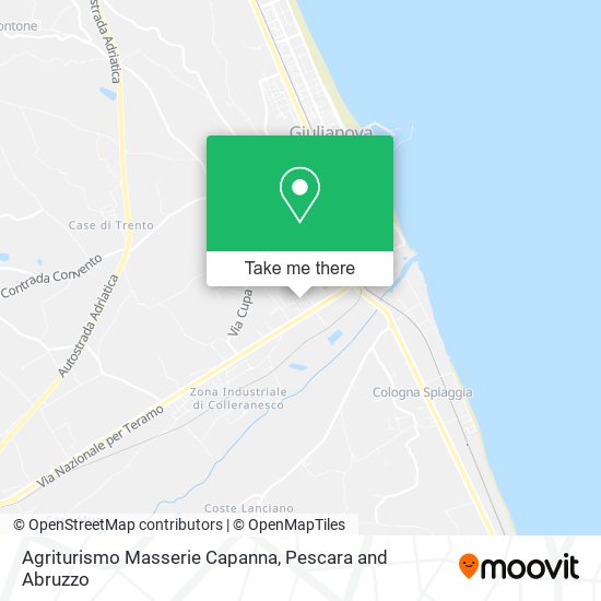 Agriturismo Masserie Capanna map