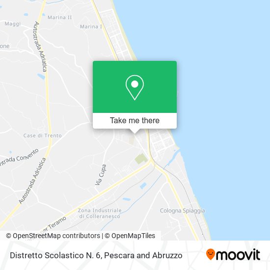 Distretto Scolastico N. 6 map