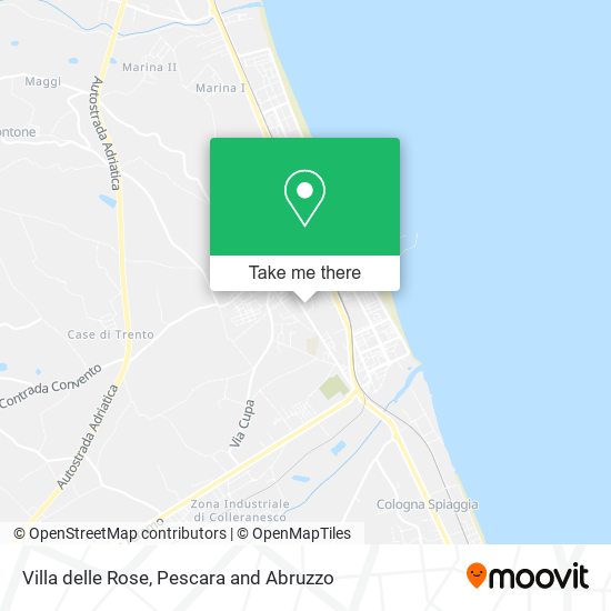 Villa delle Rose map